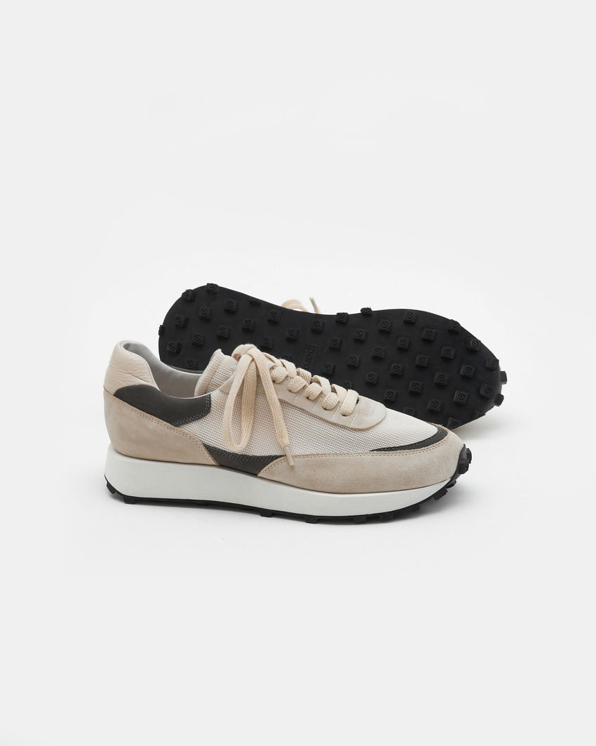 R-Type 01 Suede Mesh Mix Beige