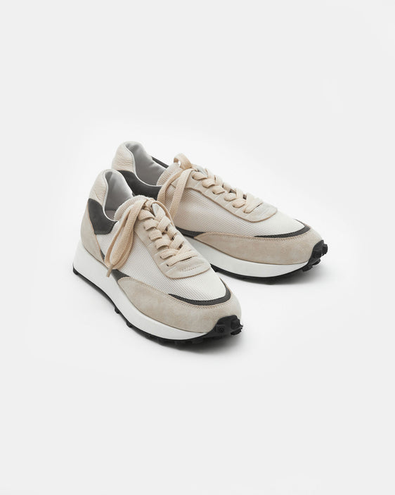 R-Type 01 Suede Mesh Mix Beige