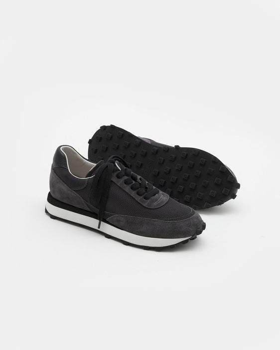 R-Type 01 Suede Mesh Mix Off-Black