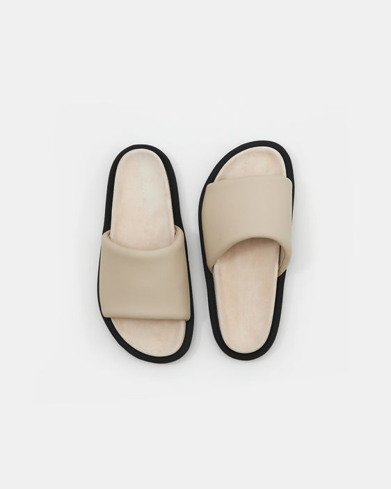 S-Type 01 Leather Suede Mix Beige