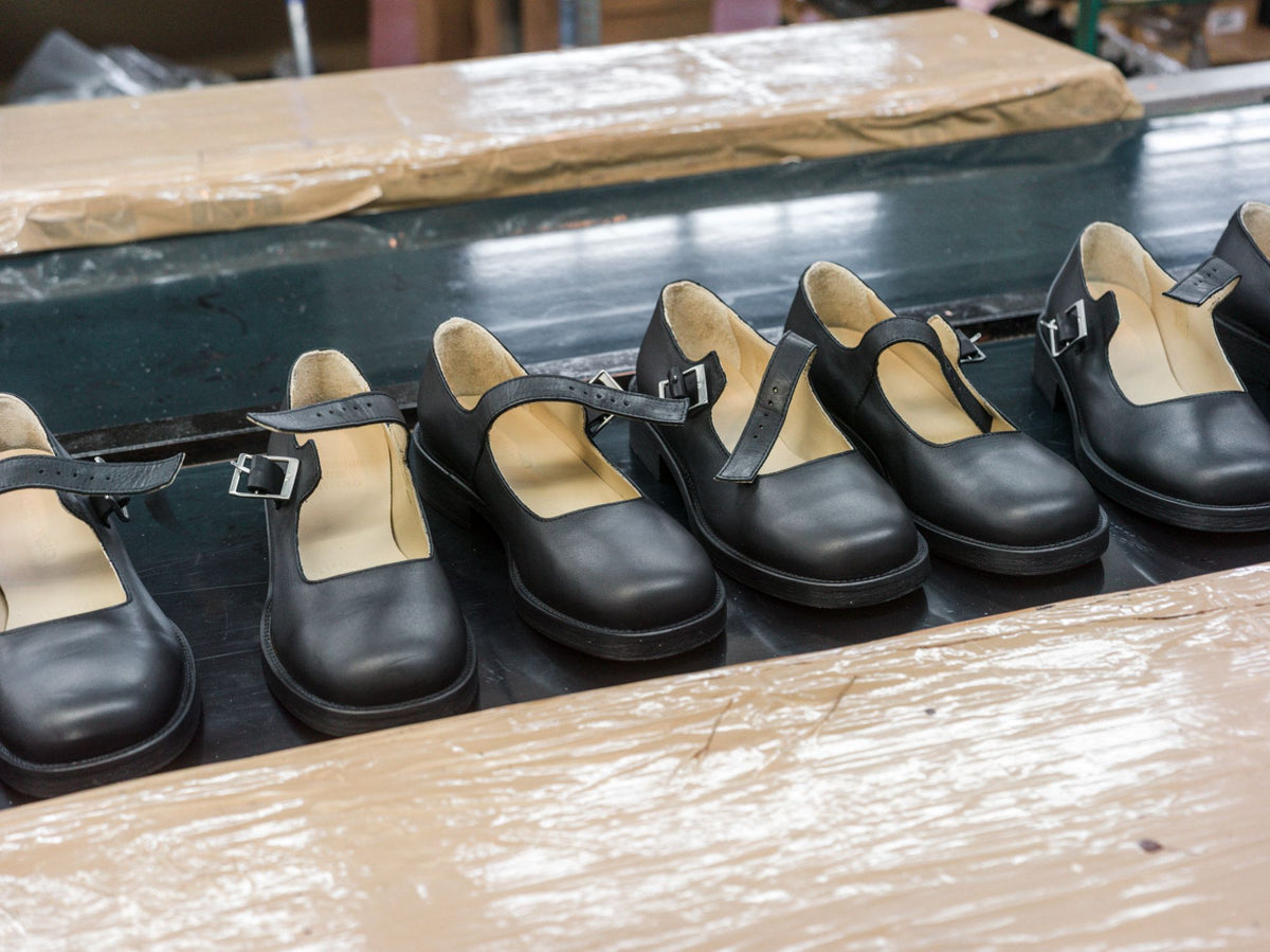 Mary Janes on the production line
