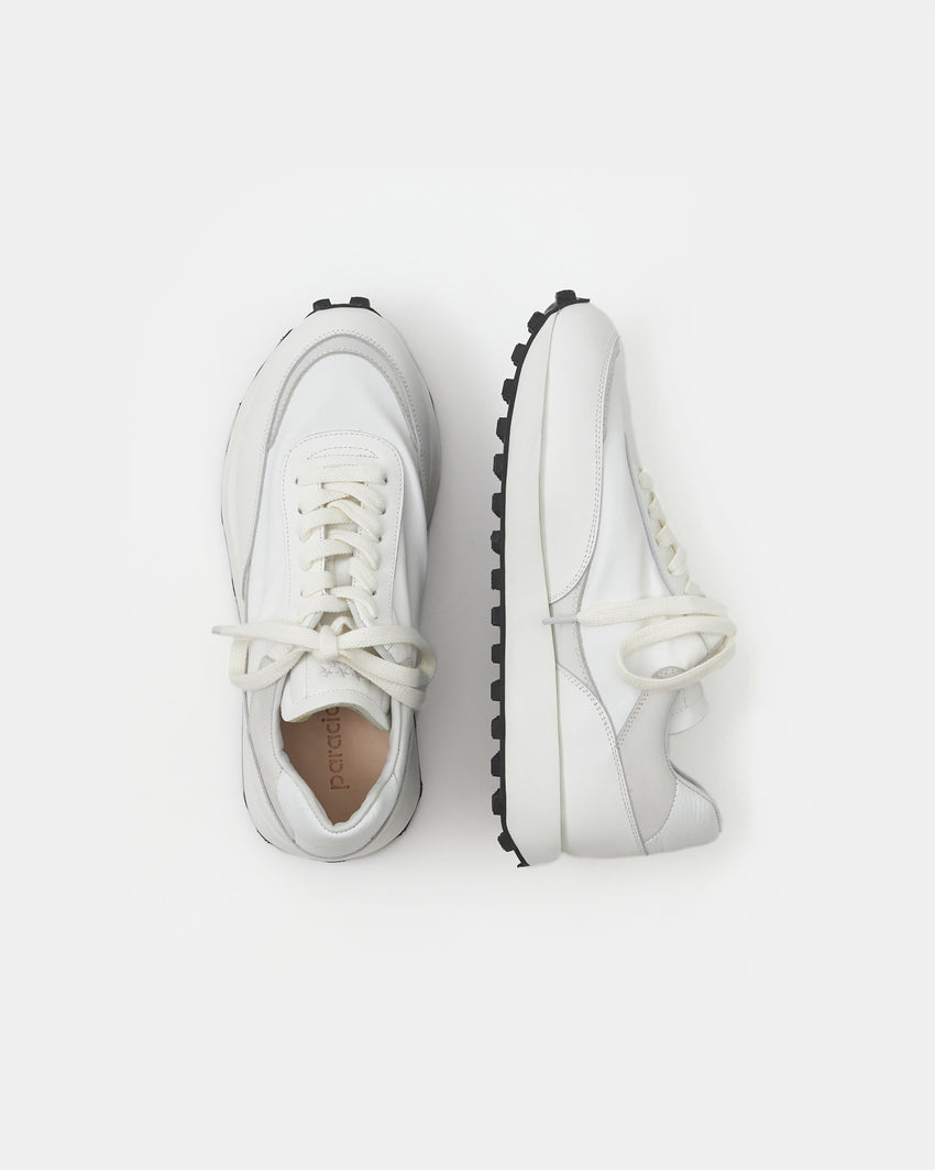 R-Type 01 Leather PA Mix White