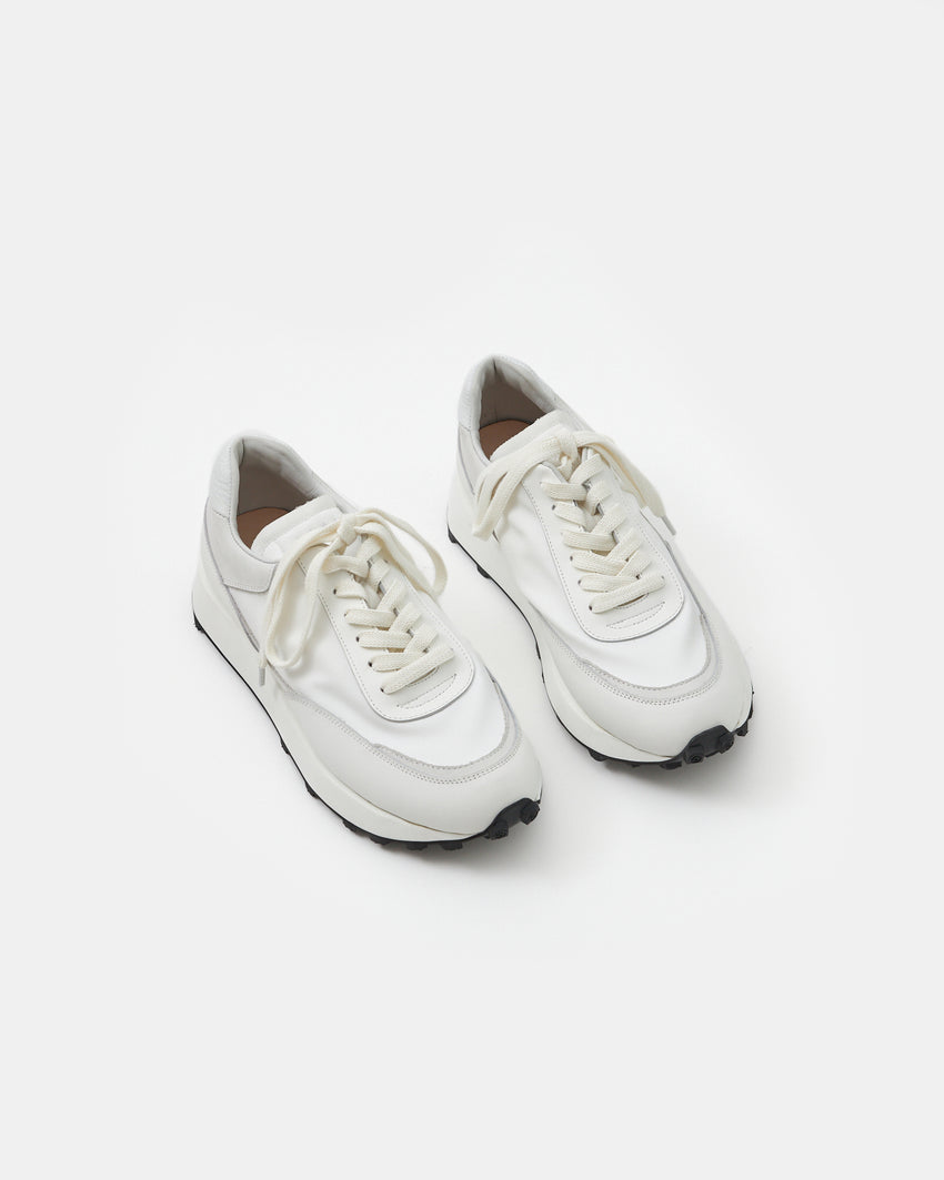 R-Type 01 Leather PA Mix White